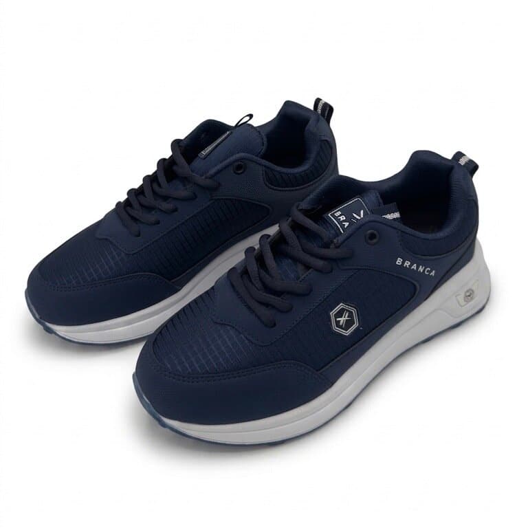 Branca Men's Shoes - Navy Blue (44) 1