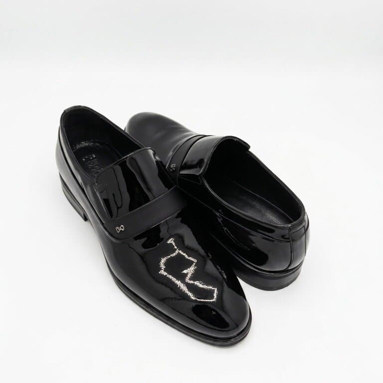 Grand Oxford Men's Leather Shoes - Black (45) 3