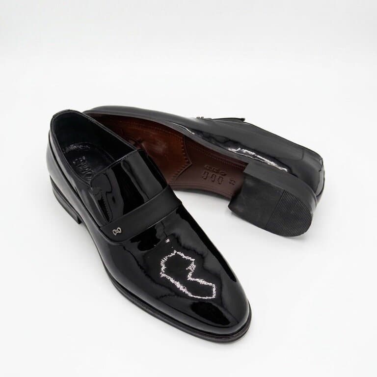 Grand Oxford Men's Leather Shoes - Black (45) 4