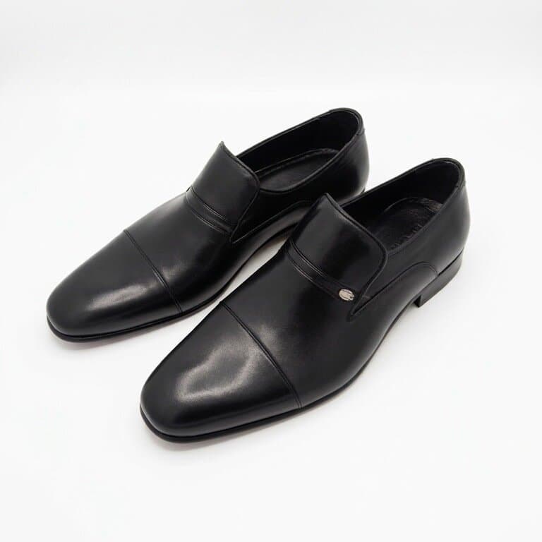 Grand Oxford Men's Leather Shoes - Black (45) 1