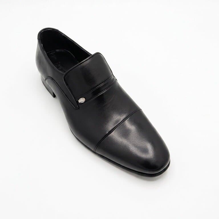 Grand Oxford Men's Leather Shoes - Black (45) 2