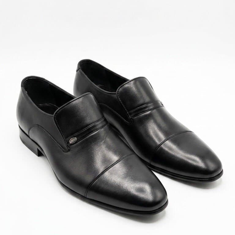 Grand Oxford Men's Leather Shoes - Black (45) 3