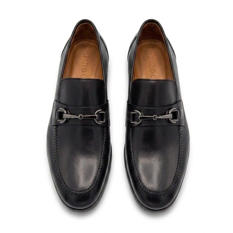 Grand Oxford Men's Leather Shoes - Black (45) 3