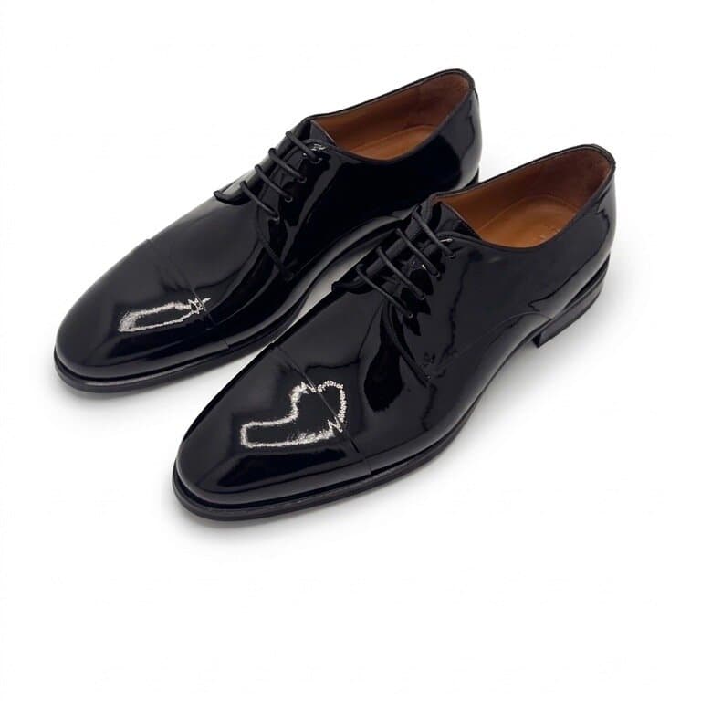 Grand Oxford Men's Leather Shoes - Black (45) 4