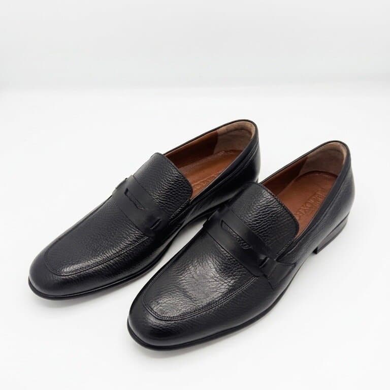 Grand Oxford Men's Leather Shoes - Black (44) 1