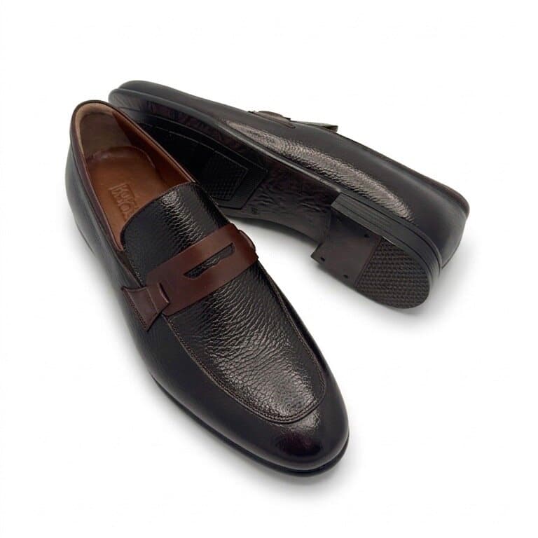 Grand Oxford Men's Leather Shoes - Dark Brown (44) 4