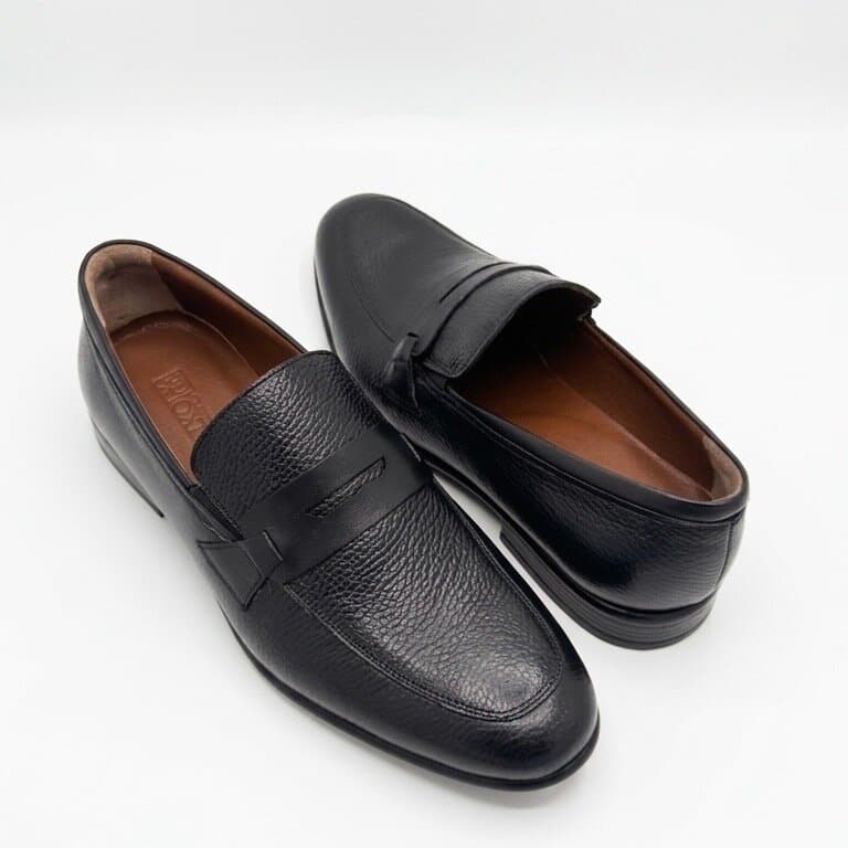 Grand Oxford Men's Leather Shoes - Black (44) 3