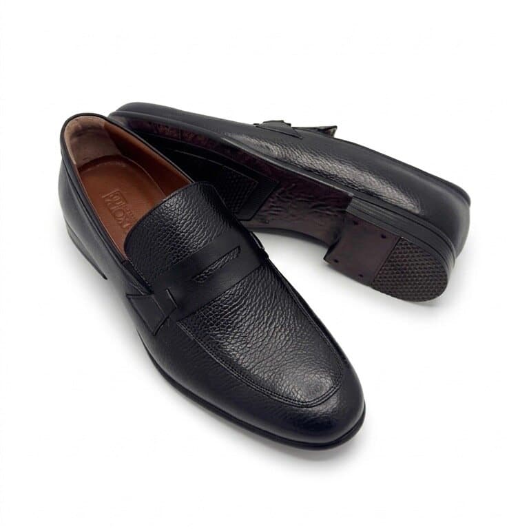 Grand Oxford Men's Leather Shoes - Black (44) 4