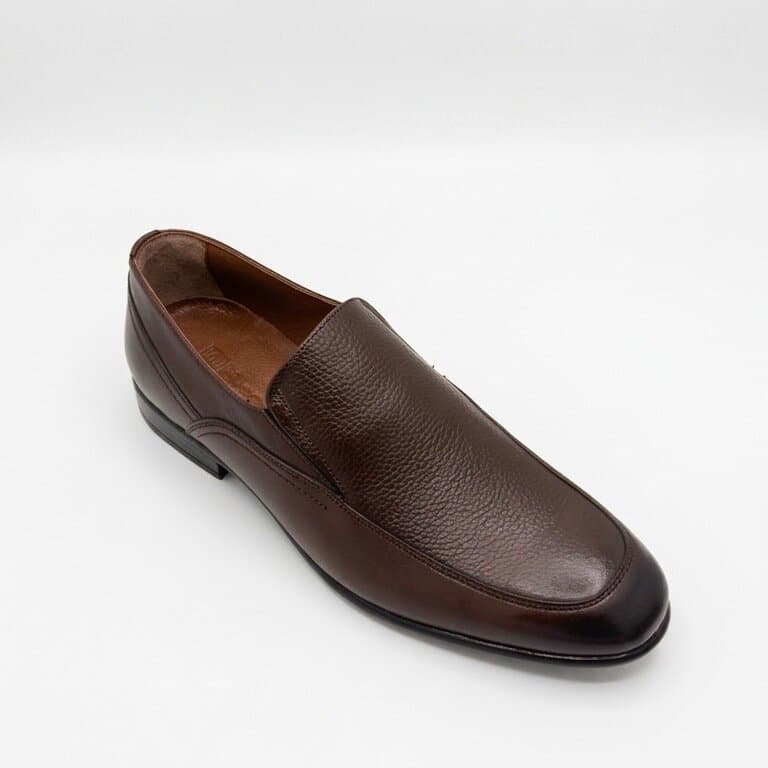 Grand Oxford Men's Leather Shoes - Dark Brown (45) 2