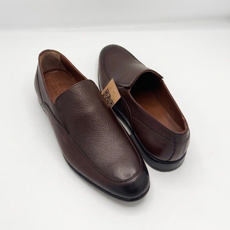 Grand Oxford Men's Leather Shoes - Dark Brown (45) 3