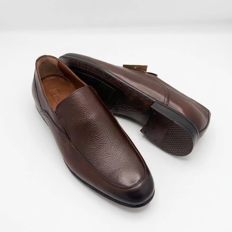 Grand Oxford Men's Leather Shoes - Dark Brown (45) 4