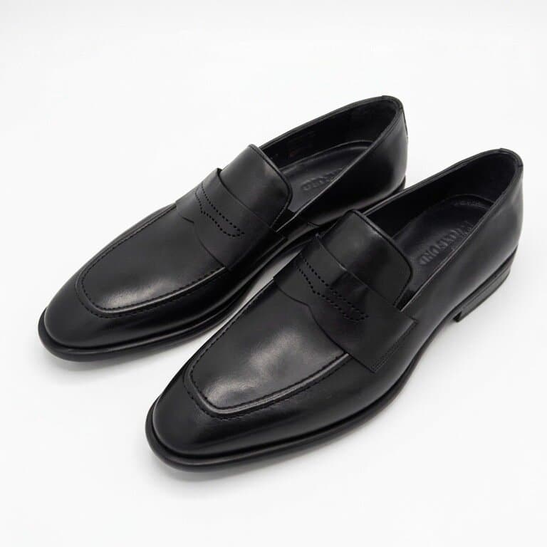 Grand Oxford Men's Leather Shoes - Black (45) 1