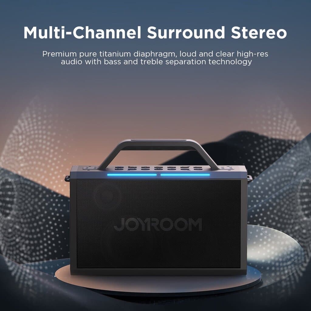 JOYROOM MW03 Wireless Party Speaker with Two Microphones 2
