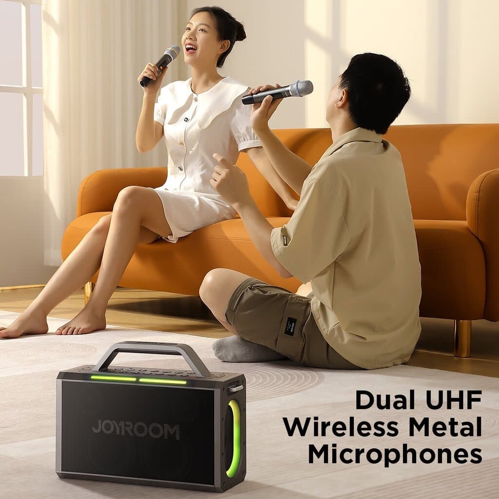 JOYROOM MW03 Wireless Party Speaker with Two Microphones 5