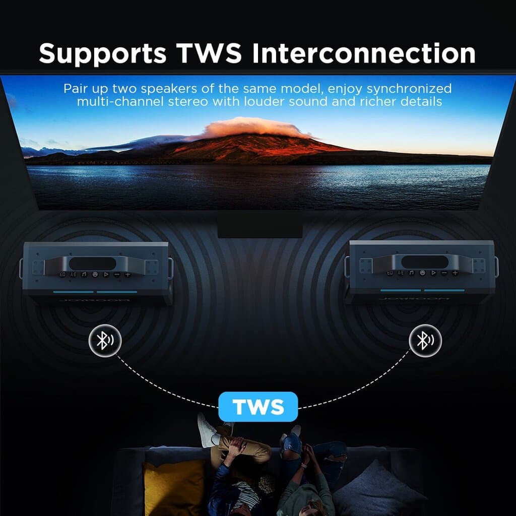 JOYROOM MW03 Wireless Party Speaker with Two Microphones 6