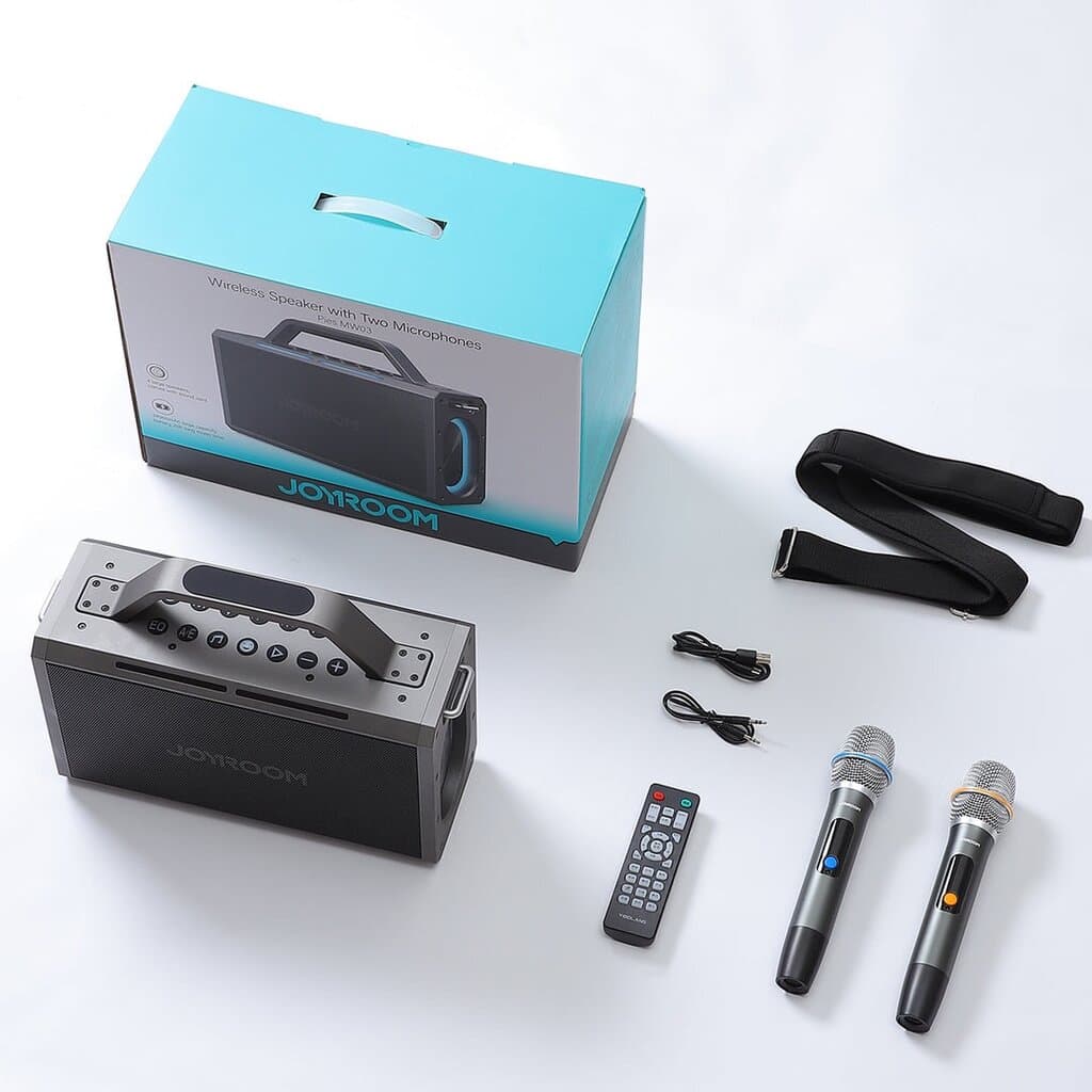 JOYROOM MW03 Wireless Party Speaker with Two Microphones 8