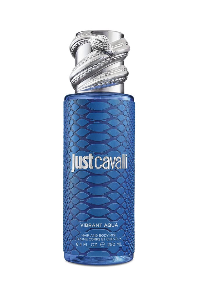 Roberto Cavalli Just Cavalli Vibrant Aqua Hair and Body Mist (250ml) 1