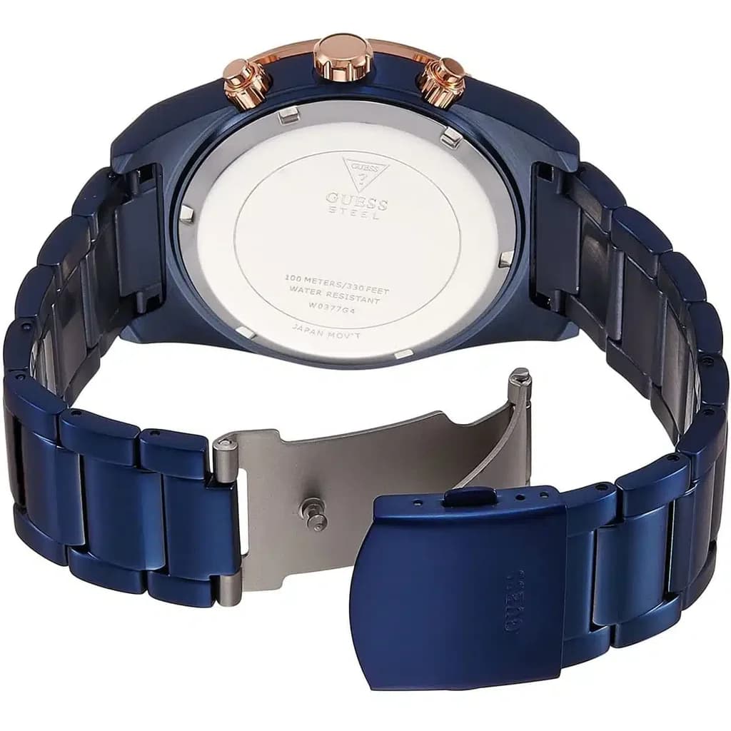 GUESS Men's Watch 48mm - W0377G4 (Blue) 5