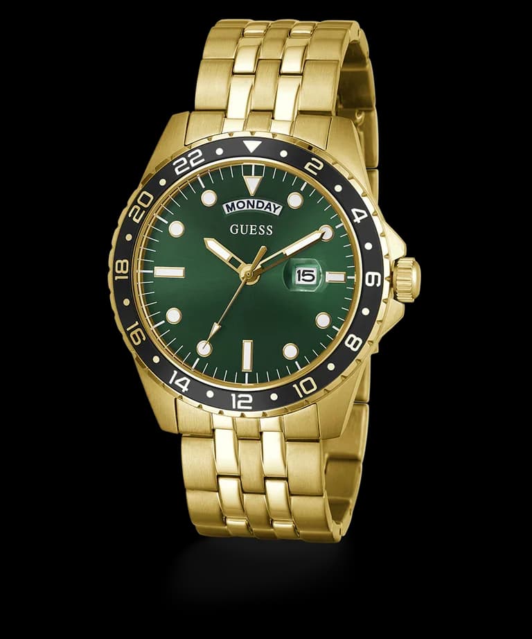 GUESS Men's Watch 44mm - GW0220G2 (Gold) 3