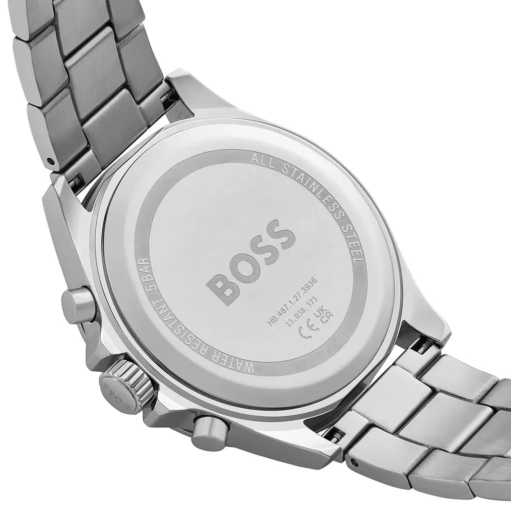 HUGO BOSS Men's Watch 45mm - 1514108 (Silver) 5