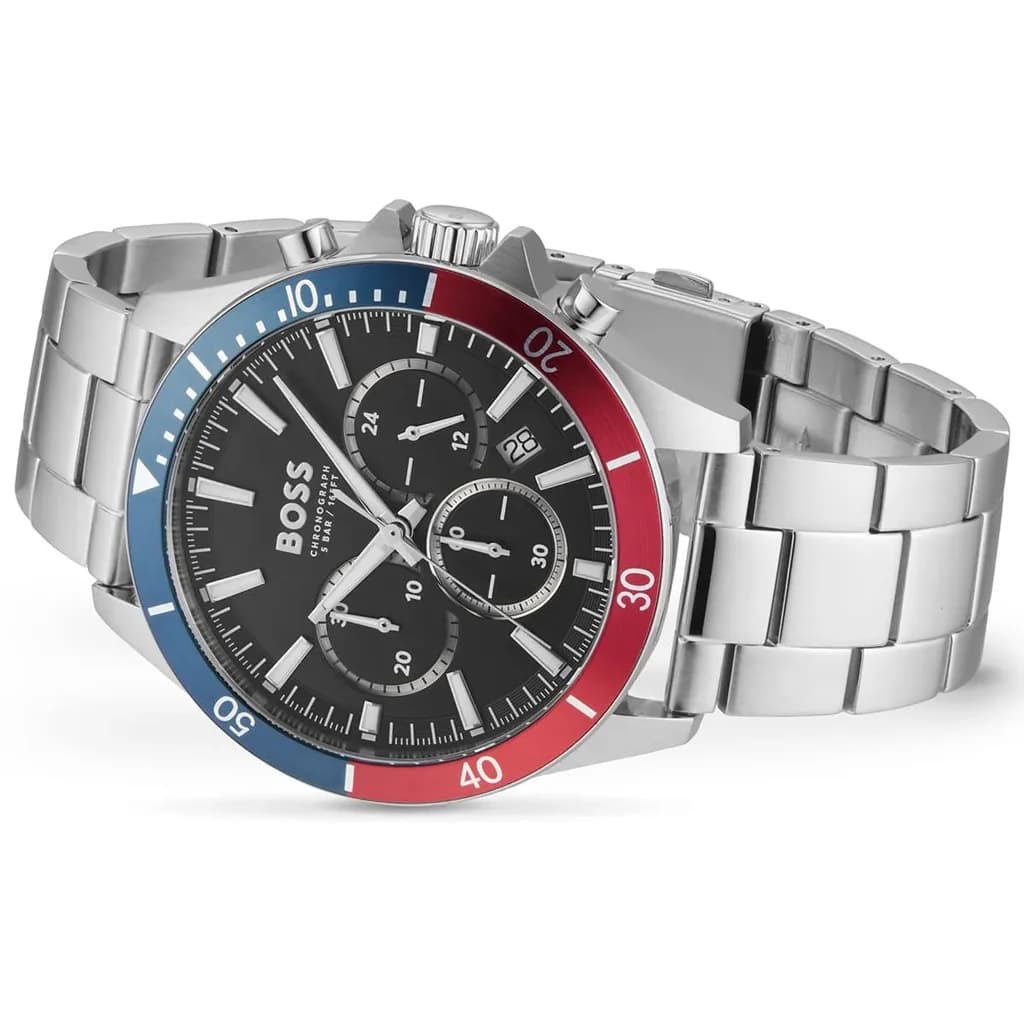 HUGO BOSS Men's Watch 45mm - 1514108 (Silver) 7