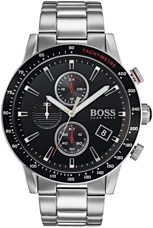 HUGO BOSS Chronograph Men's Watch 44mm - 1513509 (Silver) 1
