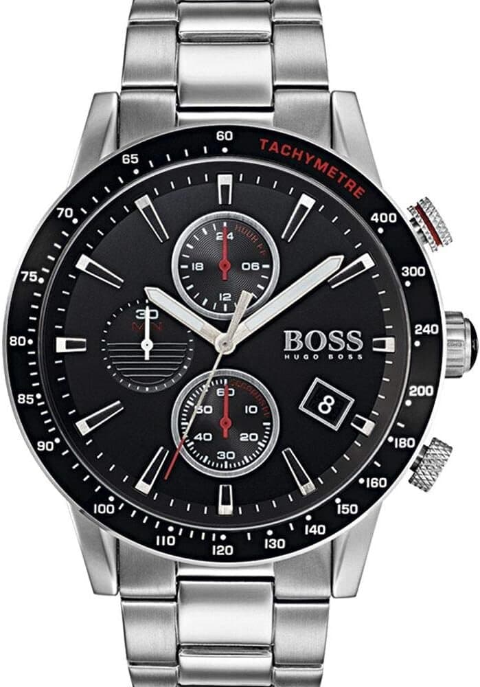 HUGO BOSS Chronograph Men's Watch 44mm - 1513509 (Silver) 2