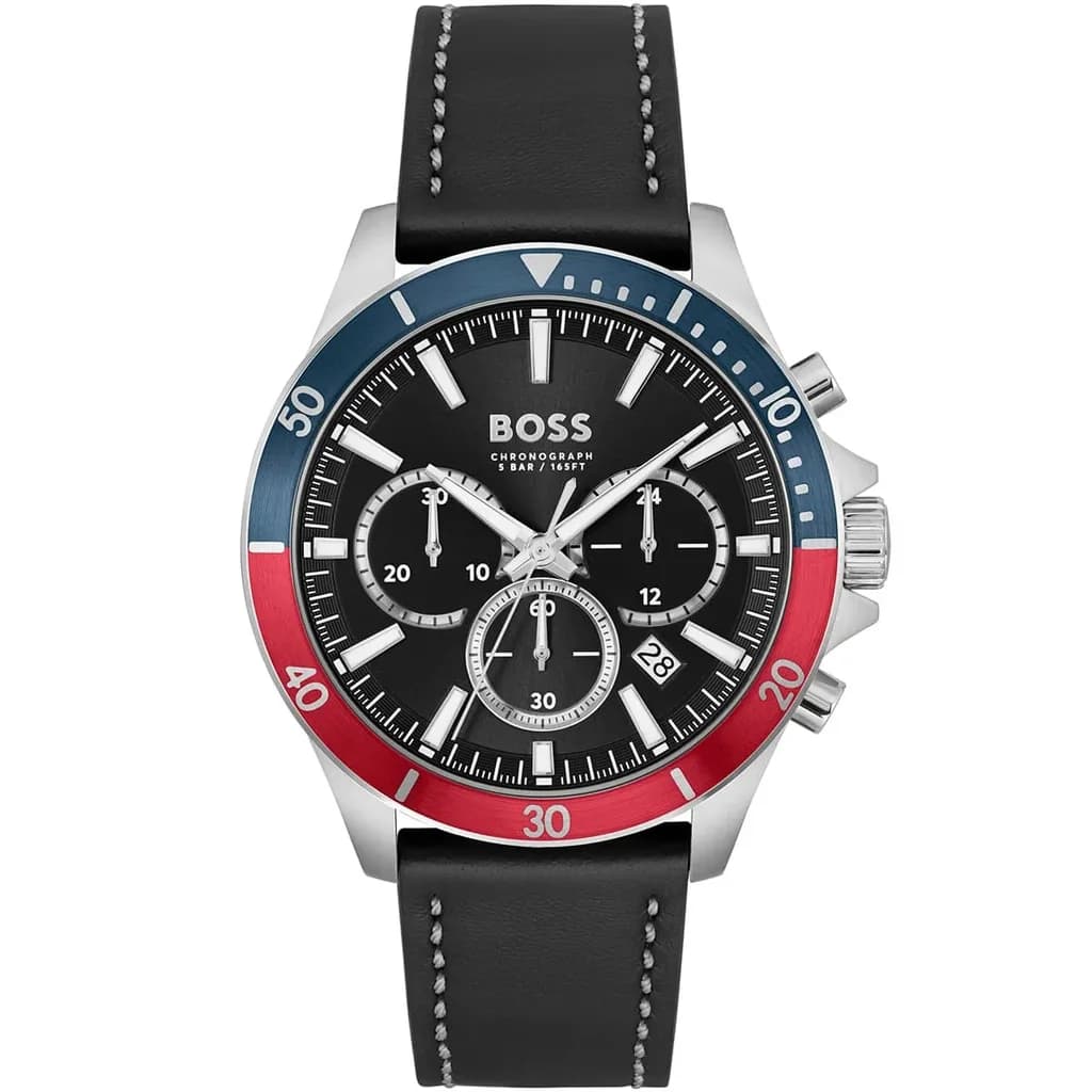 HUGO BOSS Men's Watch 45mm - 1514099 (Black) 1
