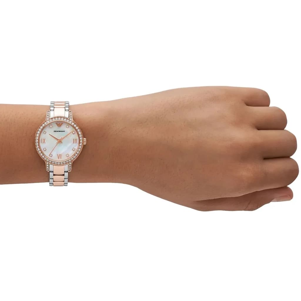 Emporio Armani Women's Watch 32mm - AR11499 (Silver & Copper) 10