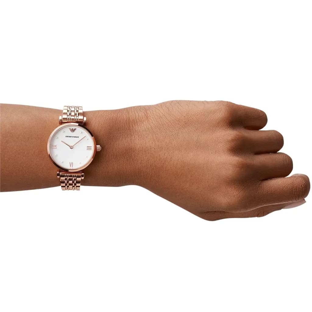 Emporio Armani Women's Watch 32mm - AR11267 (Rose Gold) 8