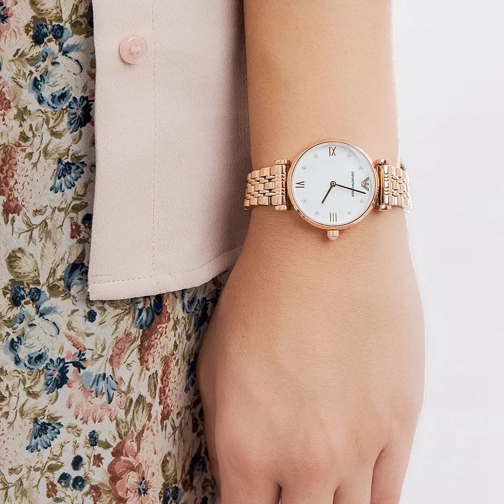 Emporio Armani Women's Watch 32mm - AR11267 (Rose Gold) 10