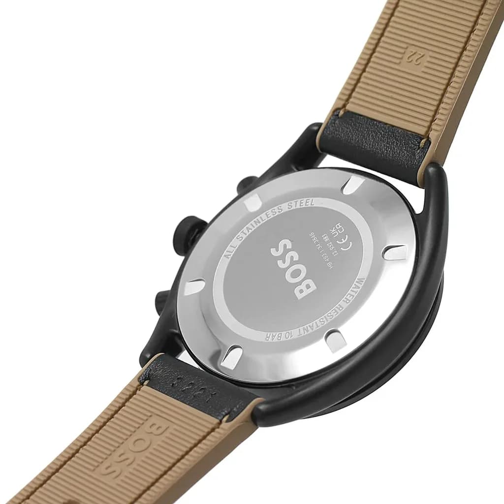 HUGO BOSS Chronograph Men's Watch 44mm - 1514022 (Black) 7