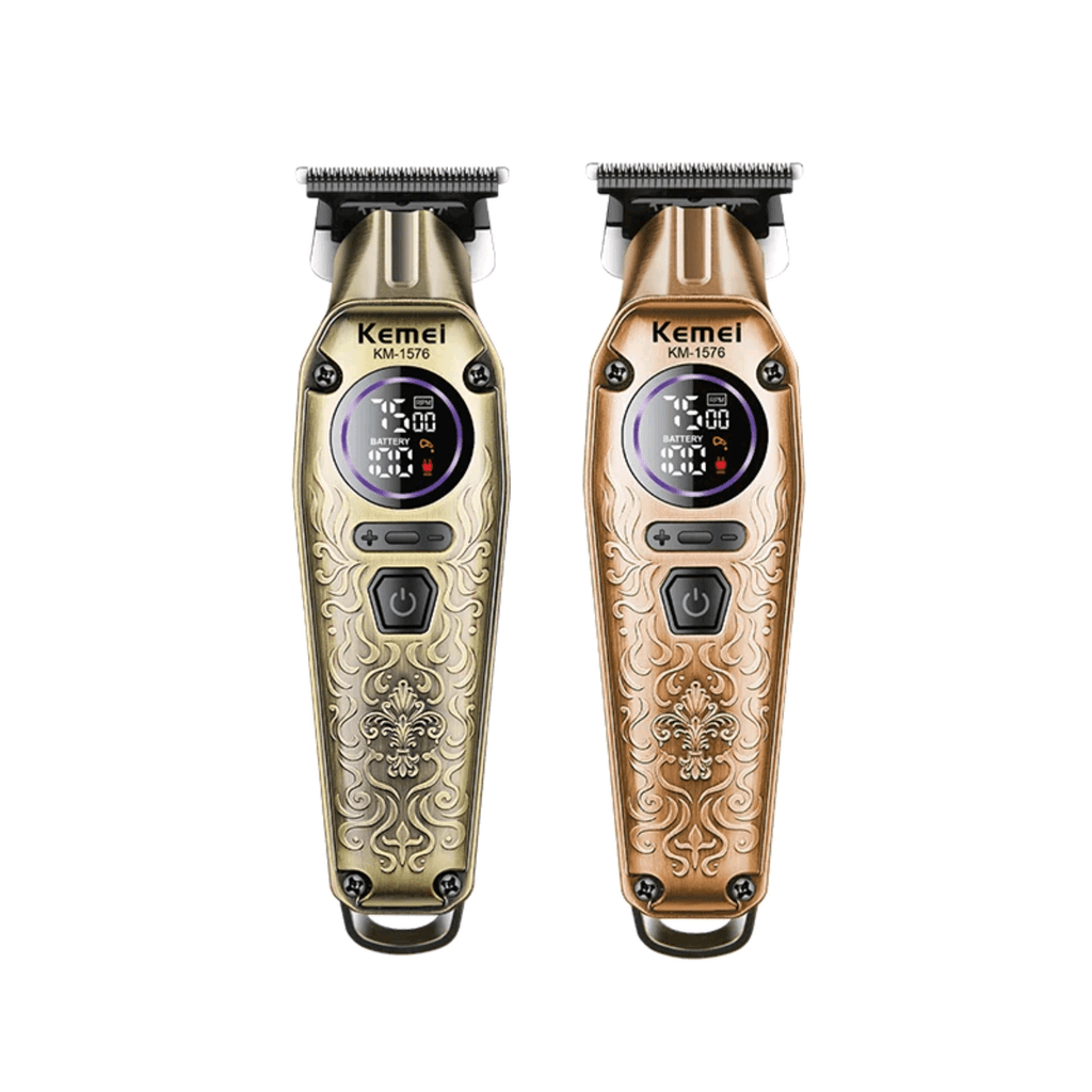 ماكينة حلاقة Kemei KM-1576 الاحترافية المعدنية بشاشة LCD ذكية 2