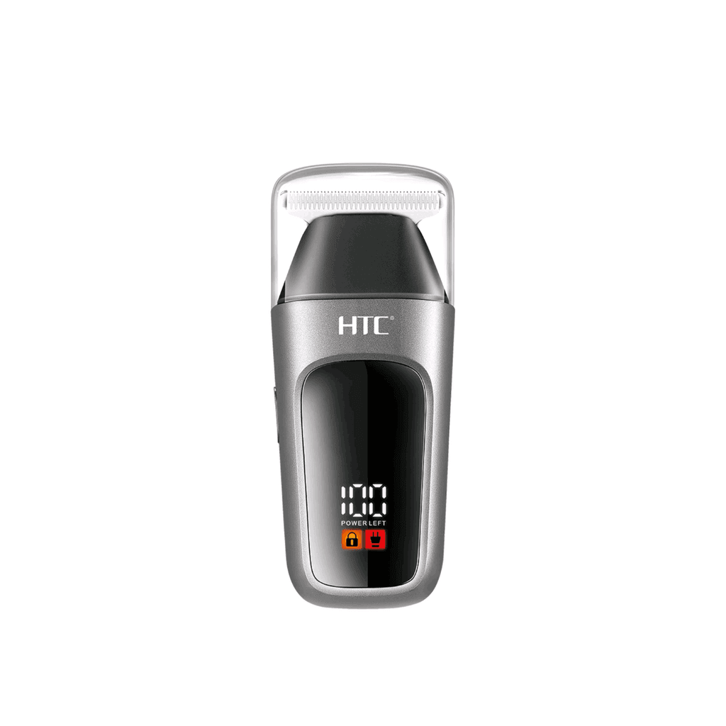 ماكينة حلاقة HTC AT-119 اللاسلكية المدمجة مع شاشة LED رقمية 1