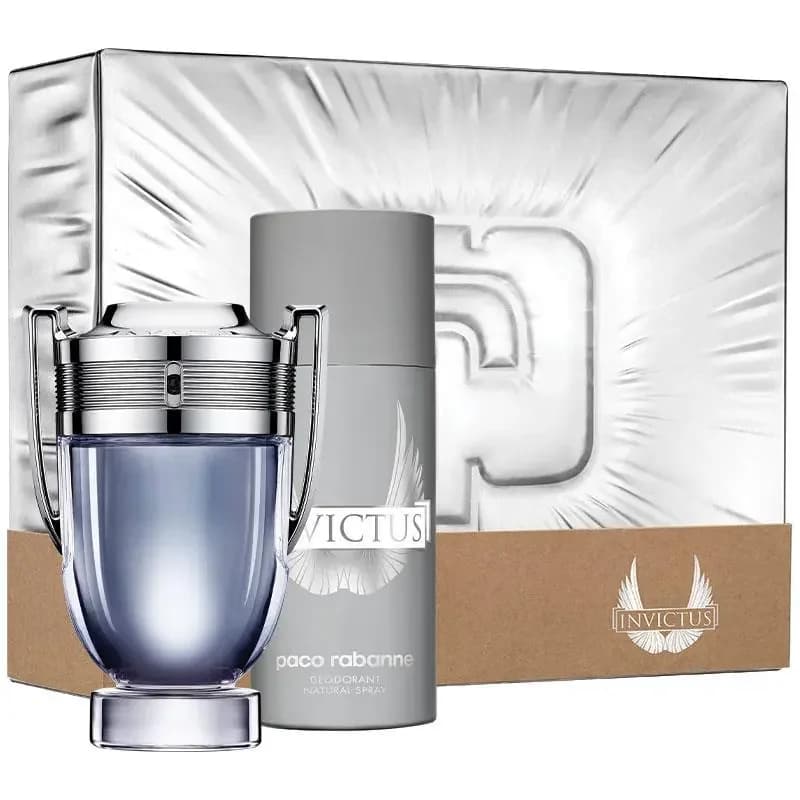 Paco Rabanne Invictus for Men 2 Piece Gift Set - EDT & Deodorant (150+100ml)