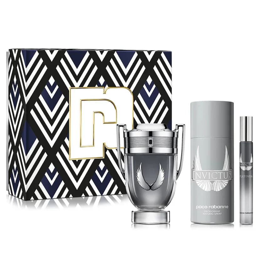 Paco Rabanne Invictus Platinum Gift Set (150+100+10ml) 1