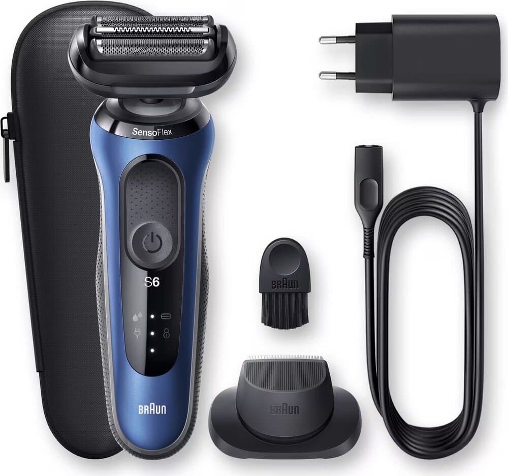 Braun Series 6 Wet & Dry Electric Shaver with Li-Ion Battery - Navy Blue 1