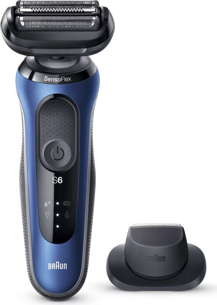 Braun Series 6 Wet & Dry Electric Shaver with Li-Ion Battery - Navy Blue 2