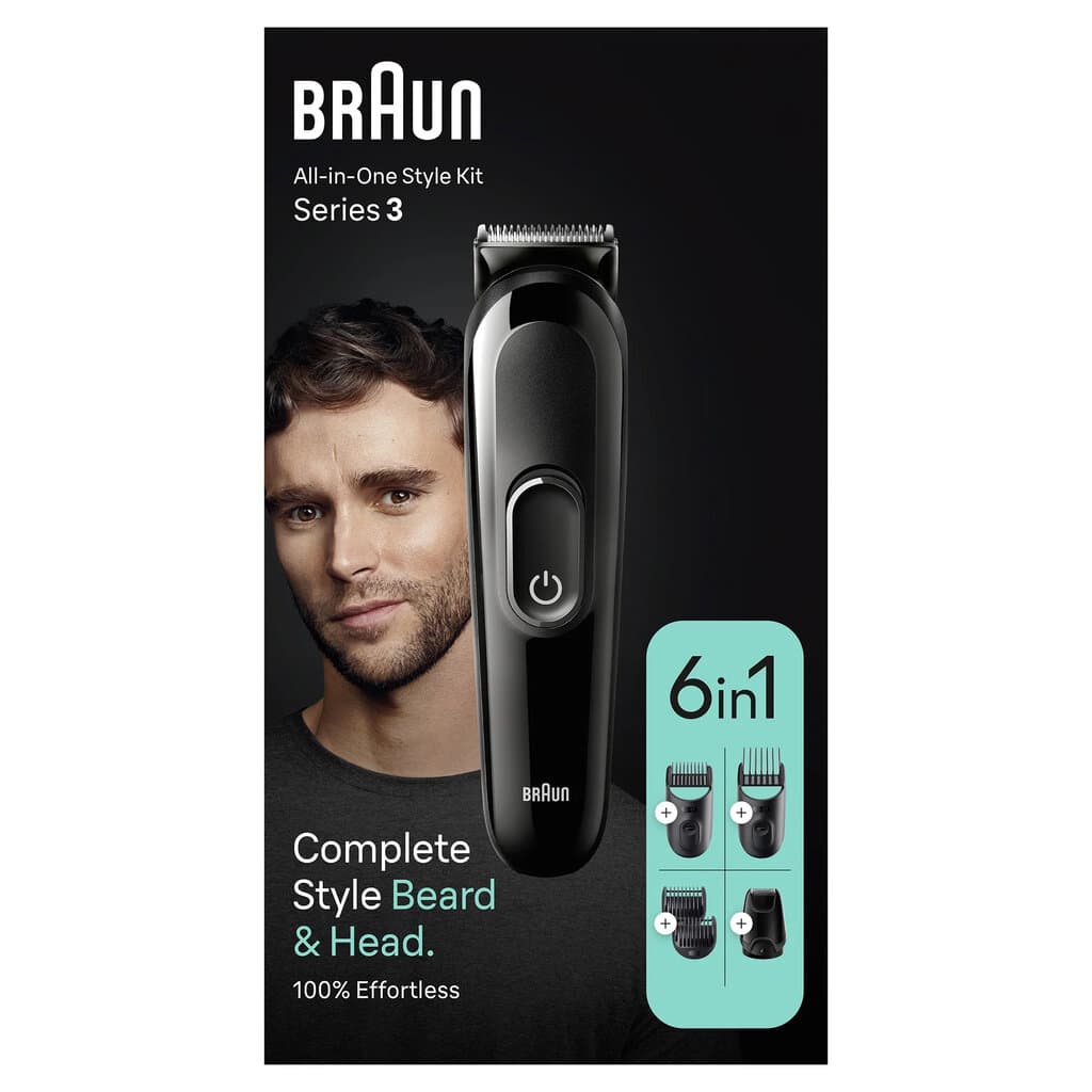 Braun Series 3 6 in 1 Grooming Kit - Black 1