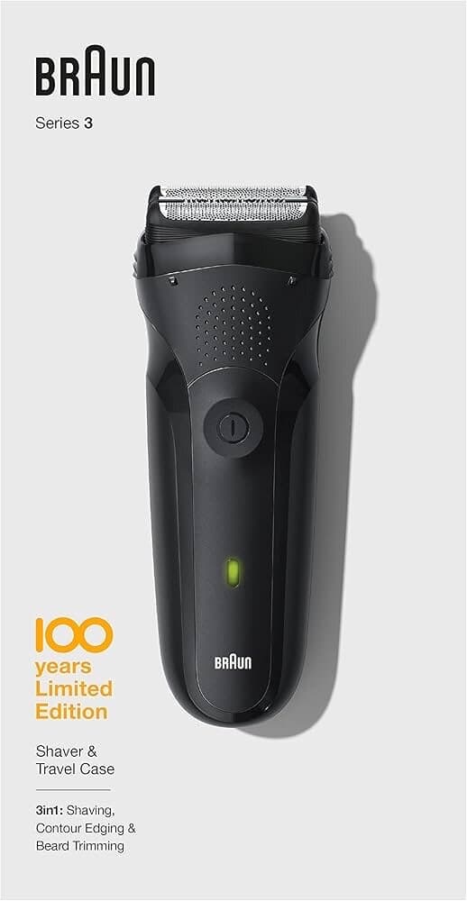 Braun Series 3 3 in 1 Electric Razor & Beard Trimmer - Black 4
