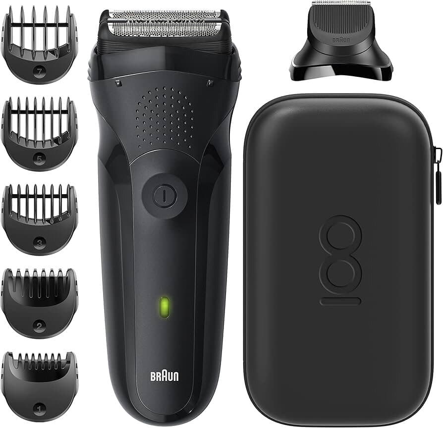 Braun Series 3 3 in 1 Electric Razor & Beard Trimmer - Black 1