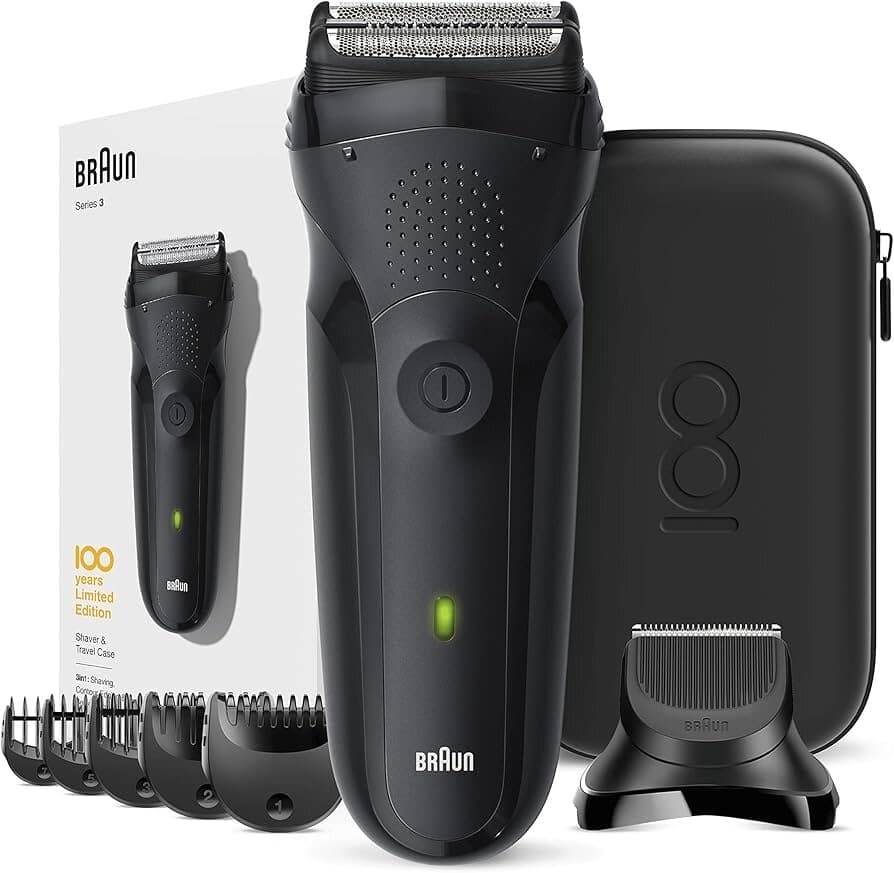 Braun Series 3 3 in 1 Electric Razor & Beard Trimmer - Black 3