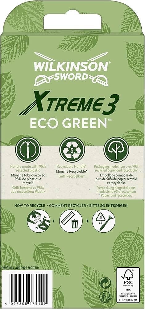 Wilkinson Men’s Multi-Functional Grooming Razor - 4pcs 4