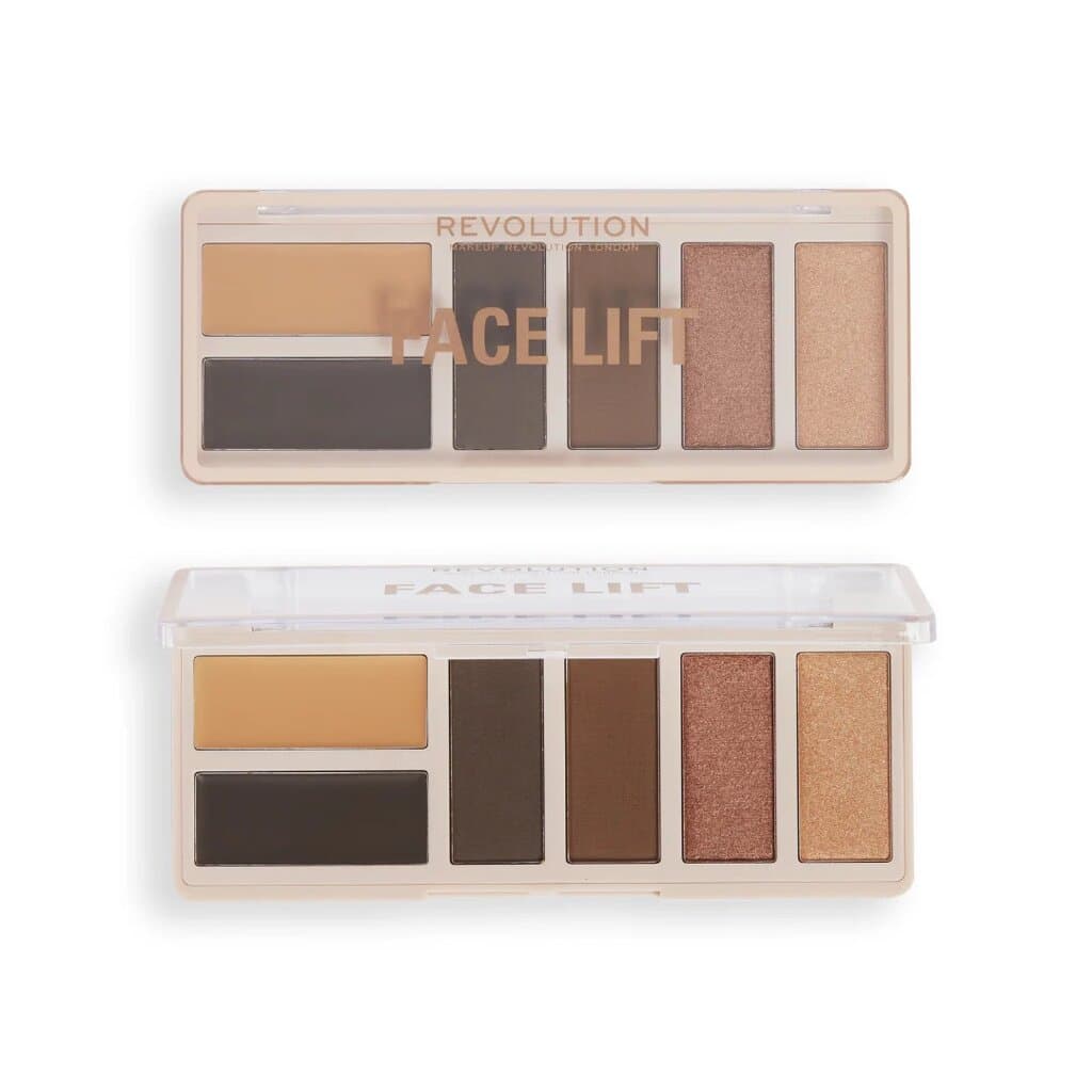 Makeup Revolution Face Lift Palette Tan to Deep 1