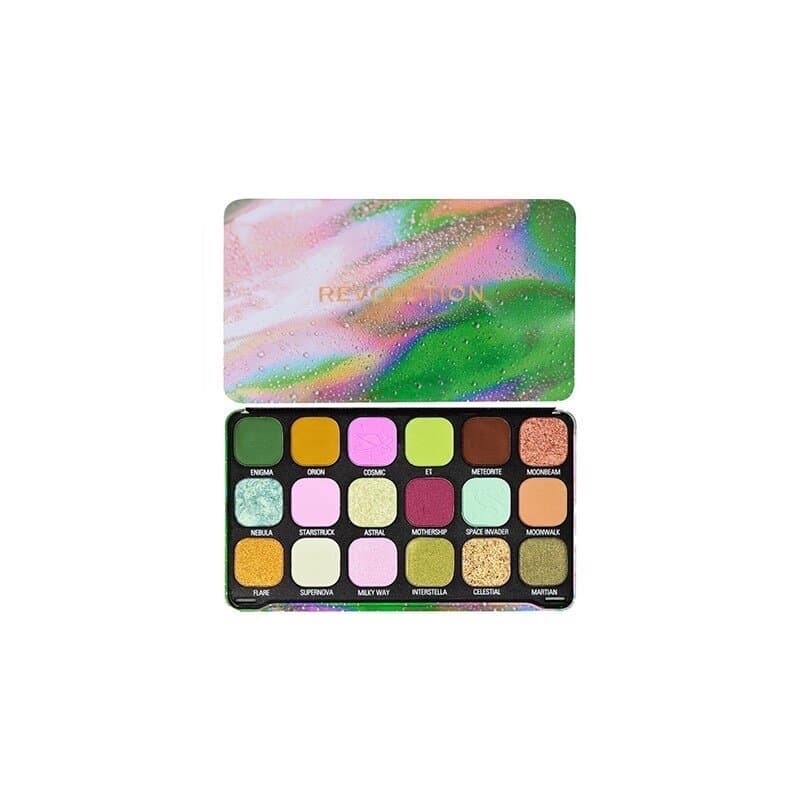Revolution Forever Flawless Eyeshadow Palette -  Astro Nova Green 3