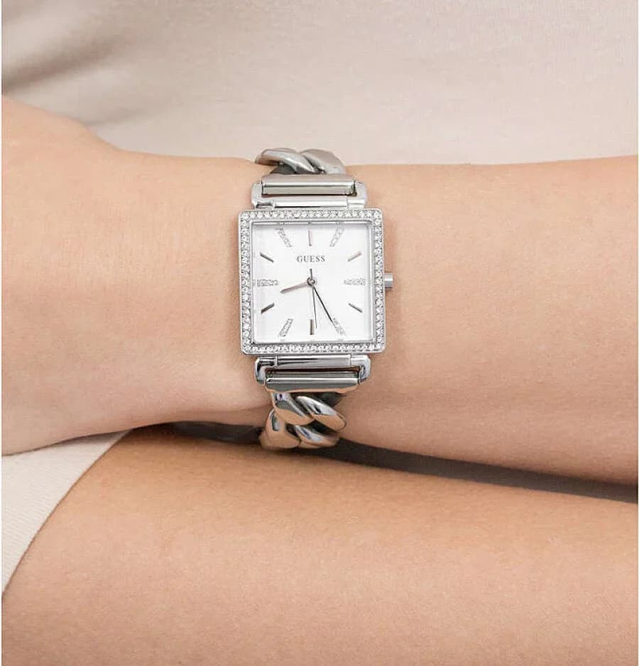 GUESS Women's Watch 28mm - W1030L1 (Silver) 4