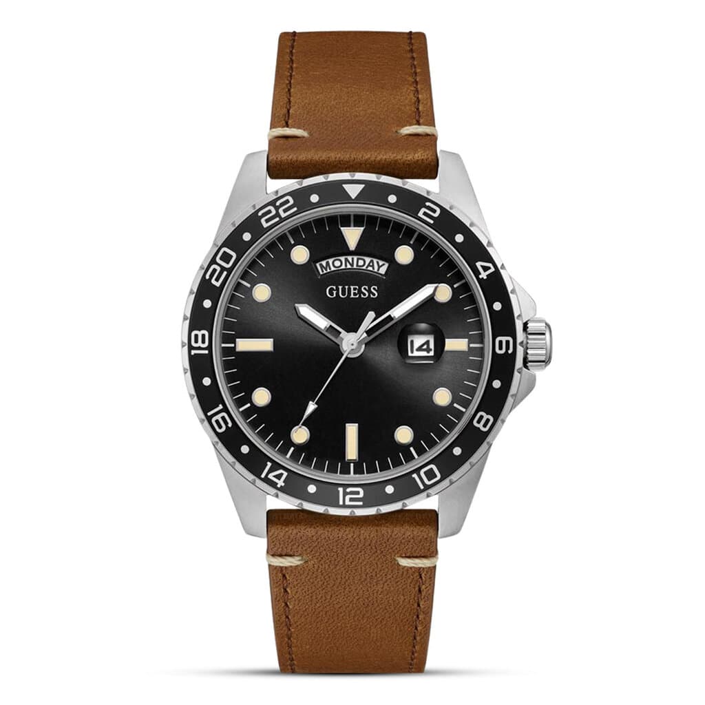 GUESS Men's Watch 44mm - GW0221G3 (Brown) 1