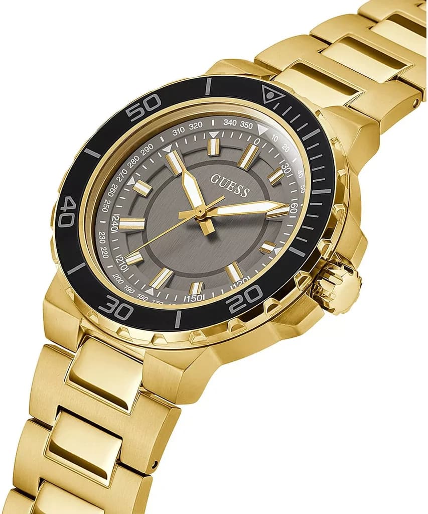 GUESS Men's Watch 44mm - GW0426G2 (Gold) 3