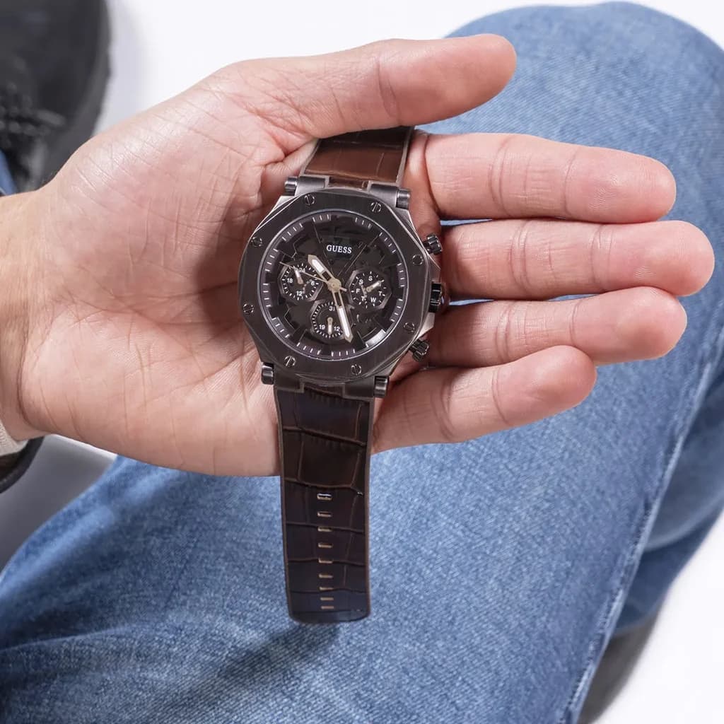 GUESS Men's Watch 46mm - GW0492G2 (Black) 6