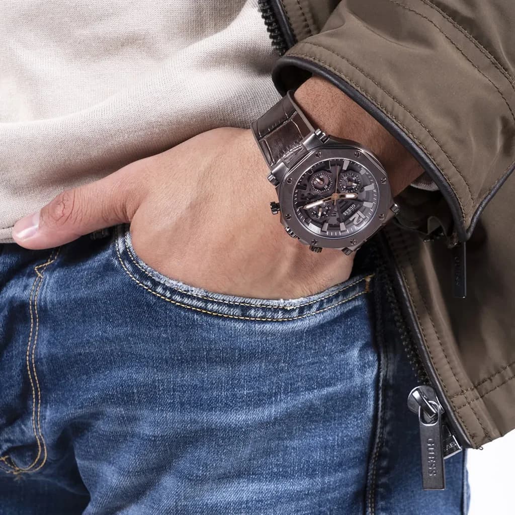 GUESS Men's Watch 46mm - GW0492G2 (Black) 8